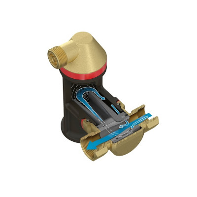 Сепаратор повітря Flamcovent Smart EcoPlus 1 1/2" (в ізоляції EPP)