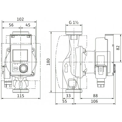 Насос Wilo Stratos PICO-Z 20/0,5-4