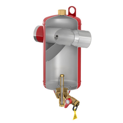 Сепаратор бруду Flamco Clean Smart 100 F (фланець), DN100, ємність 25 л, 10 бар