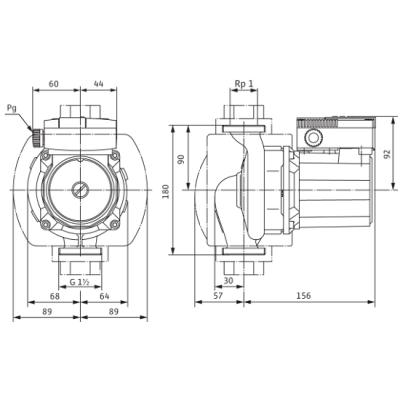Насос Wilo TOP S 25/13 DM 