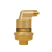Повітровідводчик Spirotop AAV 1/2" Solar Autoclose 180C/10bar AB050FBA08